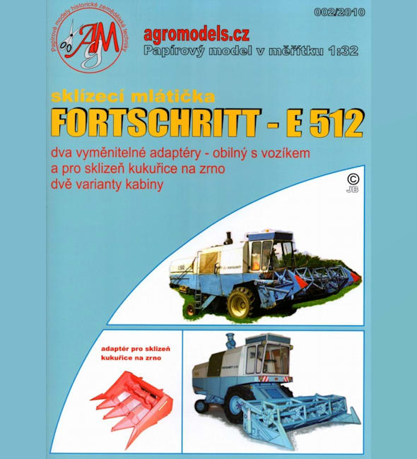 Журнал Agromodels - 02 - Зерноуборочный комбайн Fortschritt E 512