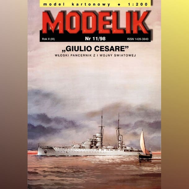 Журнал Modelik - 11/1998 - Линкор Giulio Cesare