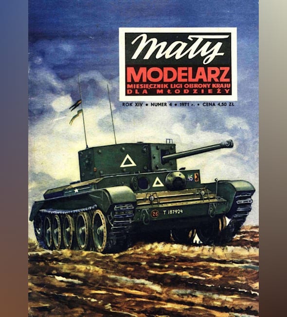 Журнал Maly Modelarz - 4/1971 - Танк Кромвель