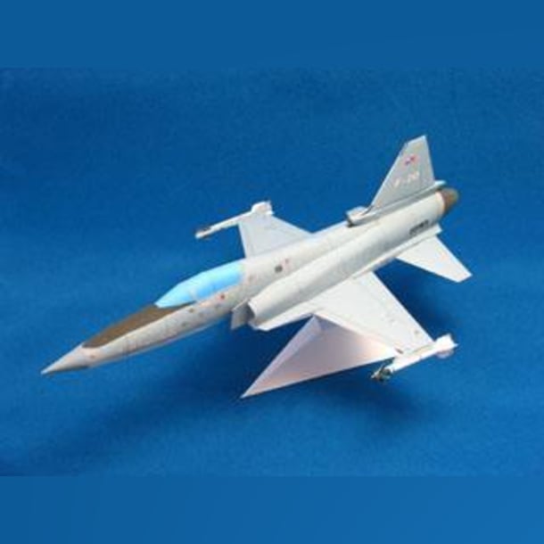 Бумажная модель Истребитель Northrop F-20 Tigershark