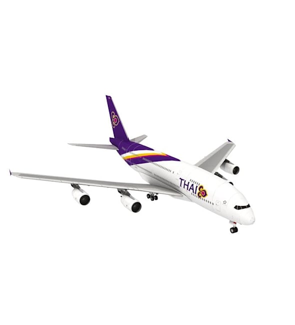 Бумажная модель Авиалайнер Airbus A380-800 Thai Airways