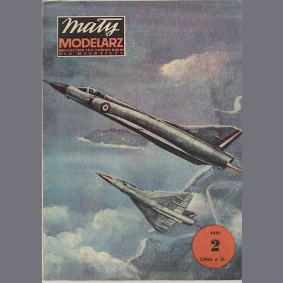 Maly Modelarz - 2/1981 - Истребитель Dassault Mirage IIIC