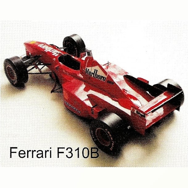 Журнал Бумажное моделирование - 98 - Гоночный автомобиль Ferrari F310B