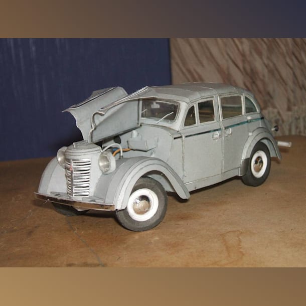 Журнал W.M.C. Models - 02/2011 (9) - Автомобиль Москвич-400 / Opel Kadett 1938