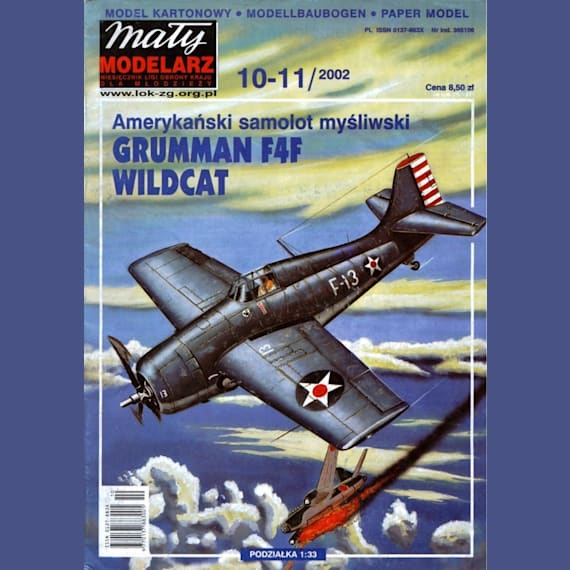 Maly Modelarz - 10-11/2002 - Истребитель Grumman F4F Wildcat