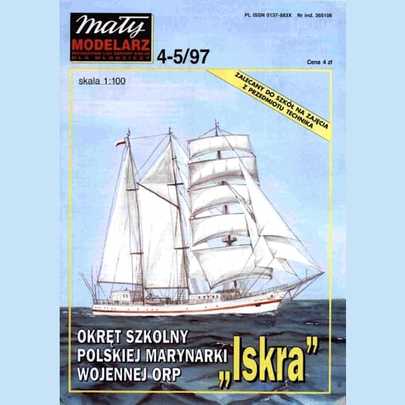 Maly Modelarz - 4-5/1997 - Учебное судно ORP Iskra