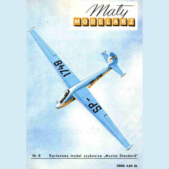 Maly Modelarz - 8/1958 - Планер SWD-22 Mucha Standard