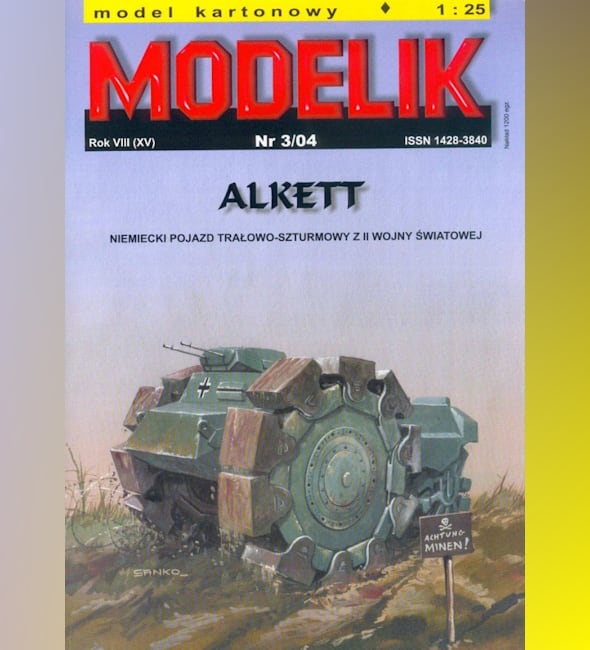 Журнал Modelik -3/2004 - Минный тральщик Alkett Minenraumer