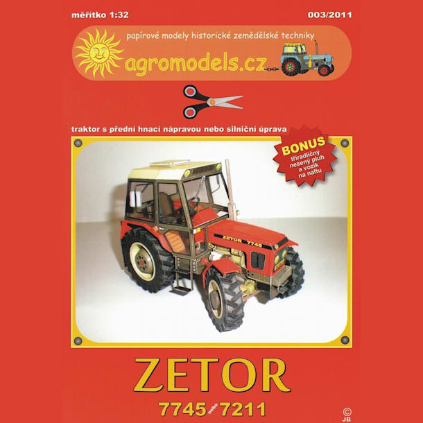 Журнал Agromodels - 03 - Колесный трактор Zetor 7745/7211