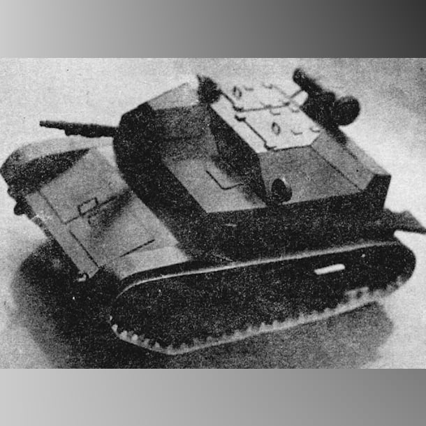 Журнал Maly Modelarz - 9/1966 - Безбашенный танк TKS