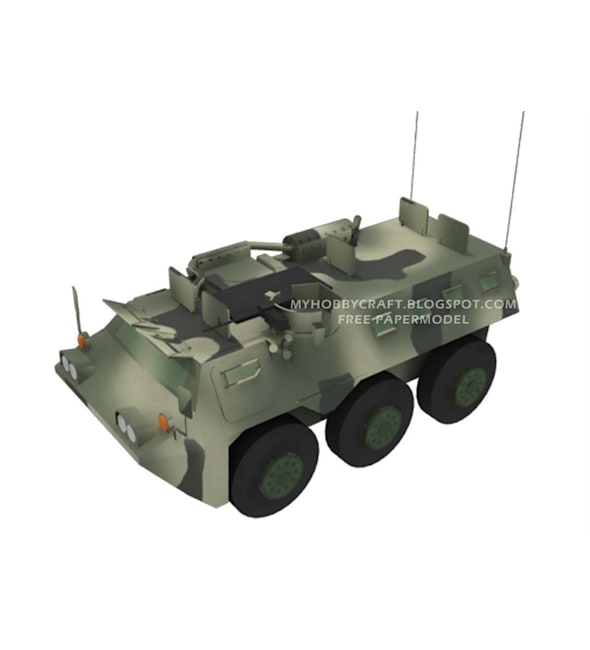 Бумажная модель Бронетранспортер APS-3 Anoa