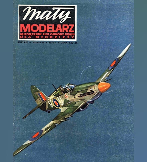 Журнал Maly Modelarz - 8/1971 - Истребитель Hawker Hurricane