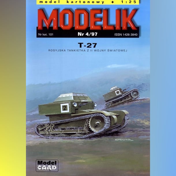 Журнал Modelik - 4/1997 - Танкетка Т-27