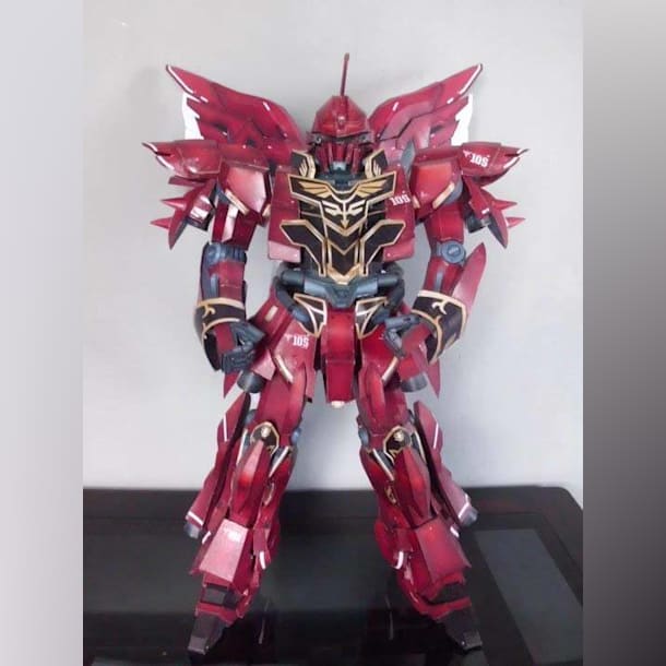 Бумажная модель Робот MSN-06S Sinanju Gundam (Gundam)