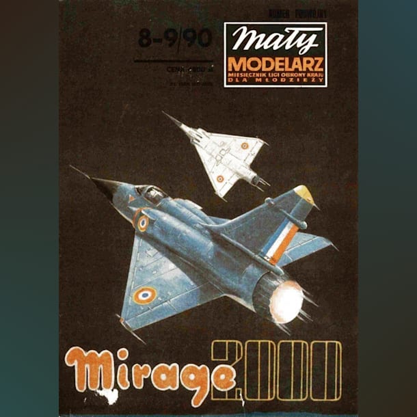 Журнал Maly Modelarz - 8-9/1990 - Истребитель Dassault Mirage 2000