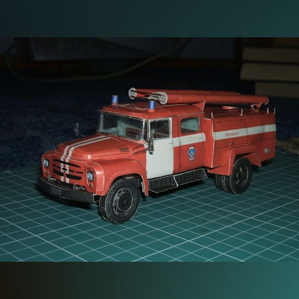 Журнал Novamodel - 22 - Пожарный автомобиль АЦ-40(130)-63А, масштаб 1:43