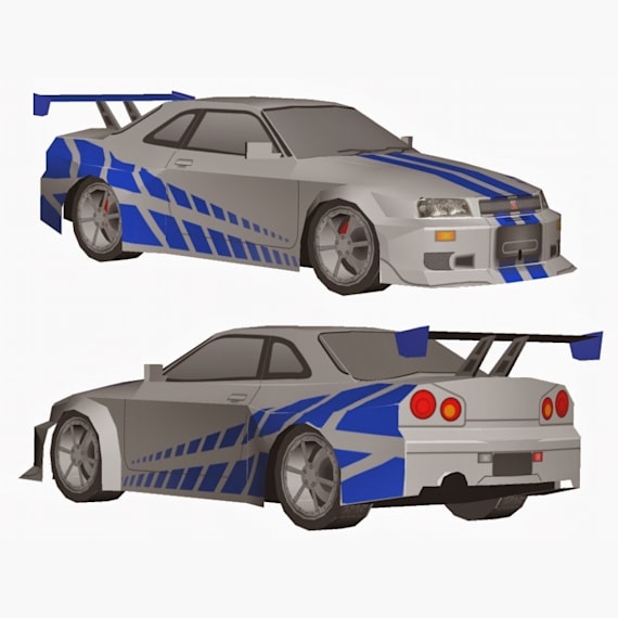 Автомобиль Nissan Skyline GT-R R34 (Форсаж)