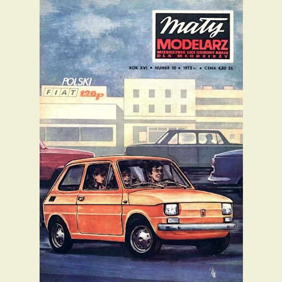 Maly Modelarz - 10/1973 - Автомобиль Fiat 126p