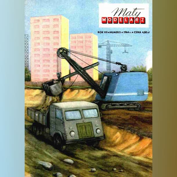 Журнал Maly Modelarz - 5/1964 - Стройплощадка