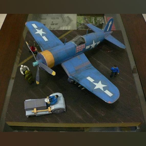 Диорама Истребитель Chance Vought F4U Corsair