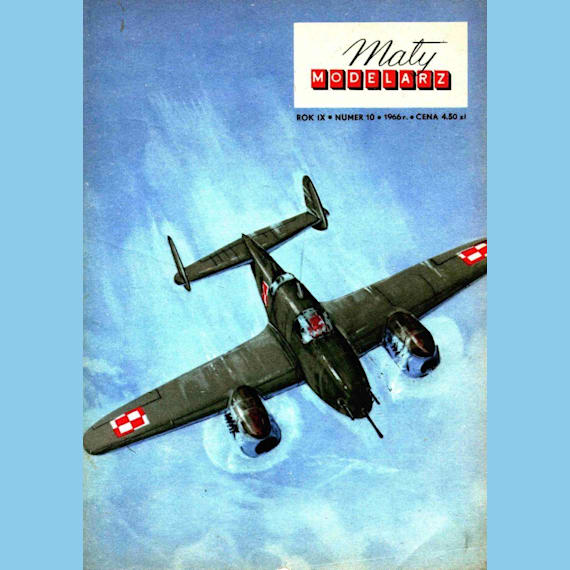 Maly Modelarz - 10/1966 - Истребитель PZL P-38 Wilk