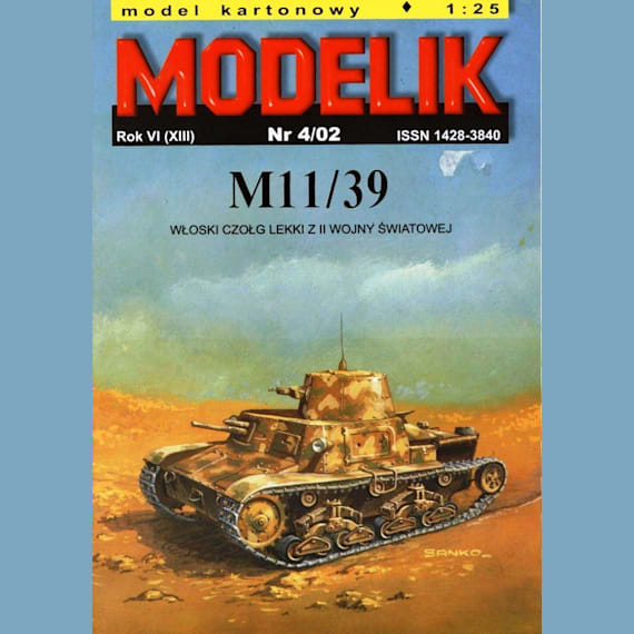 Modelik - 4/2002 - Танк M11/39