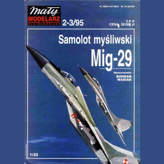 Maly Modelarz - 2-3/1995 - Истребитель МиГ-29