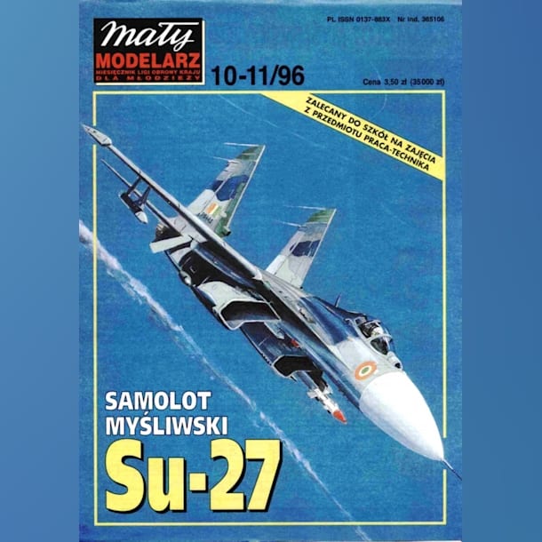 Журнал Maly Modelarz - 10-11/1996 - Истребитель Су-27