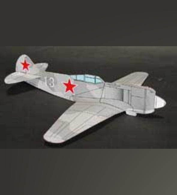 Бумажная модель Истребитель Ла-5