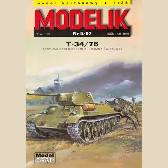 Modelik - 5/1997 - Танк Т-34-76