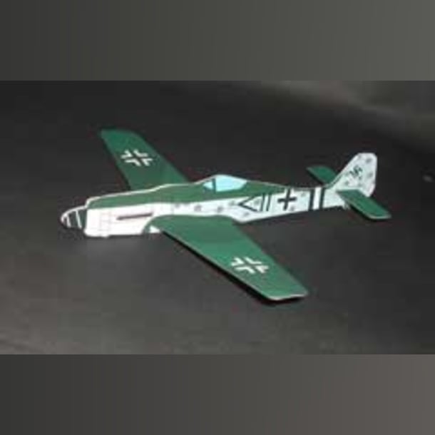 Бумажная модель Истребитель Focke-Wulf FW 190D-9