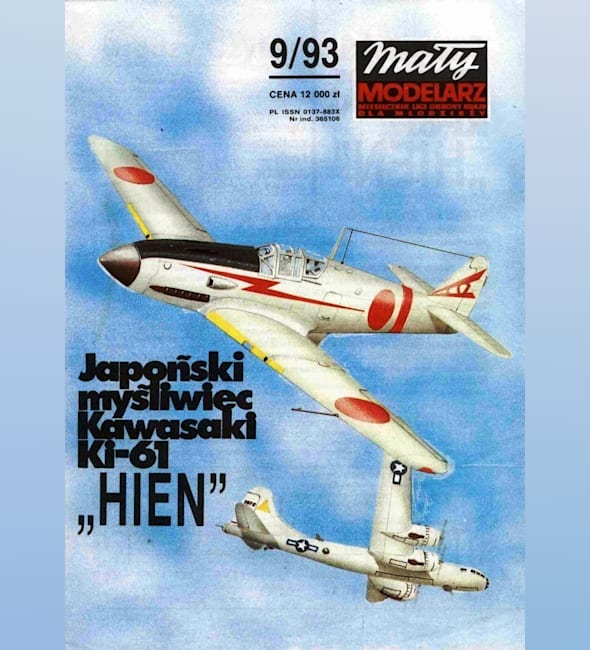 Журнал Maly Modelarz - 9/1993 - Истребитель Kawasaki Ki-61 Hien