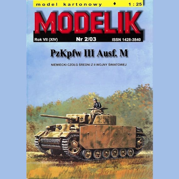 Modelik - 2/2003 - Танк PzKpfw III Ausf.M