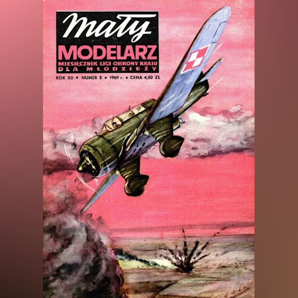 Журнал Maly Modelarz - 5/1969 - Бобардировщик PZL-23B Karas