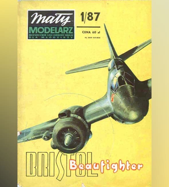 Журнал Maly Modelarz - 1/1987 - Истребитель Bristol Beaufighter