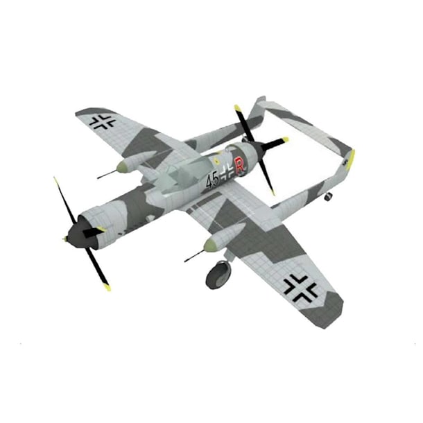 Бумажная модель Штурмовик Junkers Ju EF112