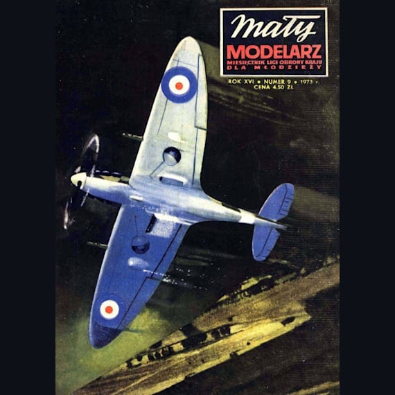 Maly Modelarz - 9/1973 - Истребитель Supermarine Spitfire Mk.VB