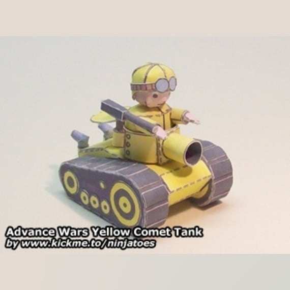 Танк Yellow Comet Tank (Advance Wars)