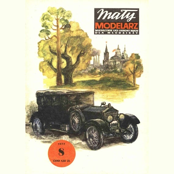 Maly Modelarz - 8/1977 - Гусеничный автомобиль Rolls-Royce Silver Ghost