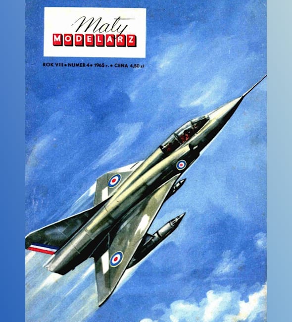 Журнал Maly Modelarz - 4/1965 - Истребитель Dassault Mirage III C