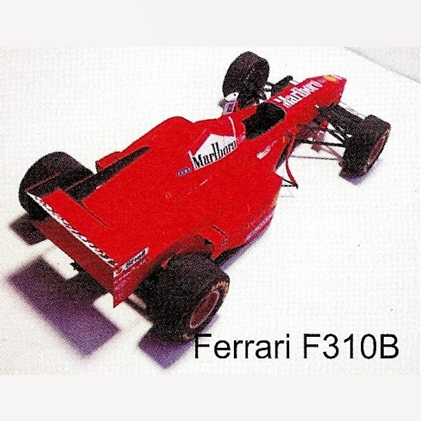 Журнал Бумажное моделирование - 98 - Гоночный автомобиль Ferrari F310B