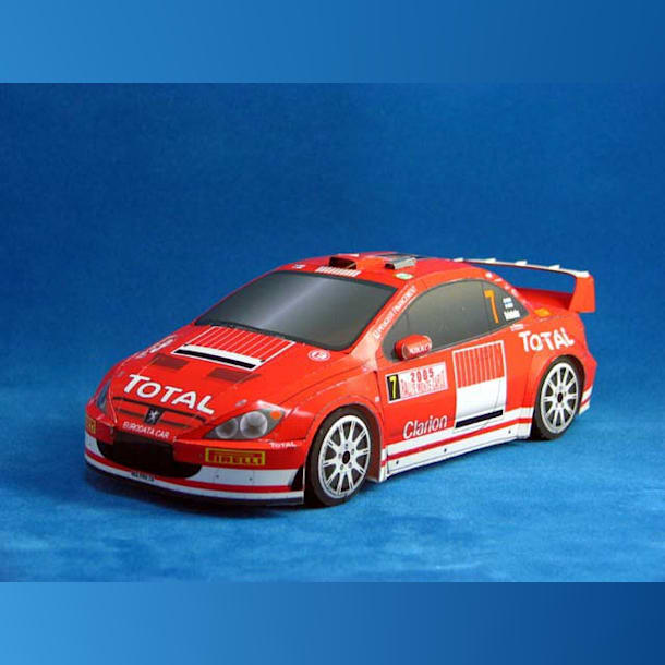 Бумажная модель Автомобиль Peugeot 307 WRC