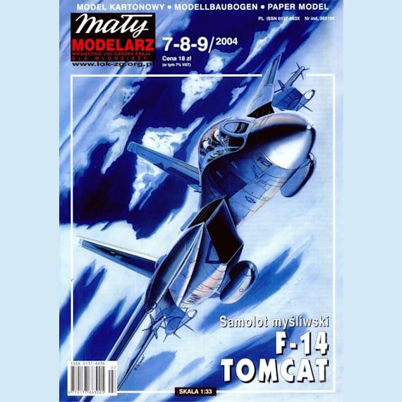 Maly Modelarz - 7-8-9/2004 - Палубный истребитель Grumman F-14 Tomcat