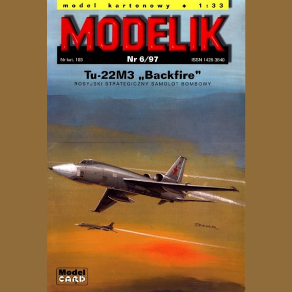 Modelik - 6/1997 - Бомбардировщик Ту-22М3