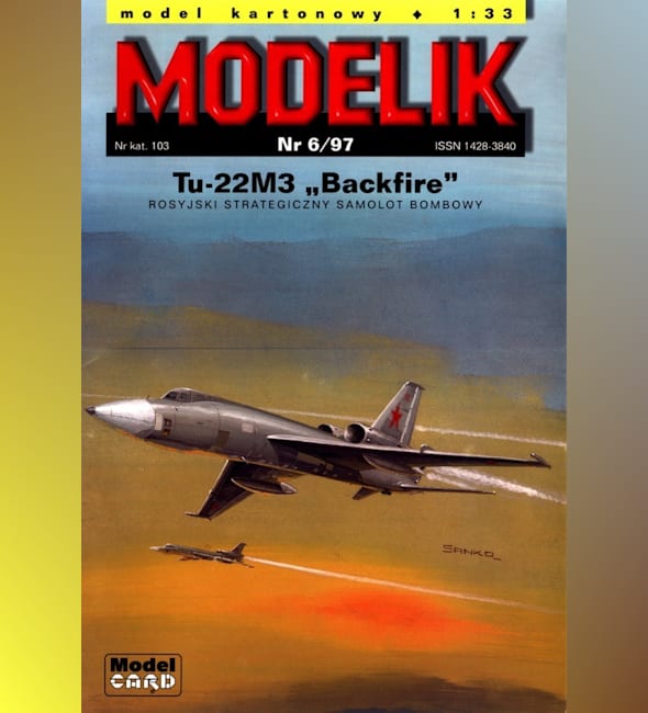 Журнал Modelik - 6/1997 - Бомбардировщик Ту-22М3