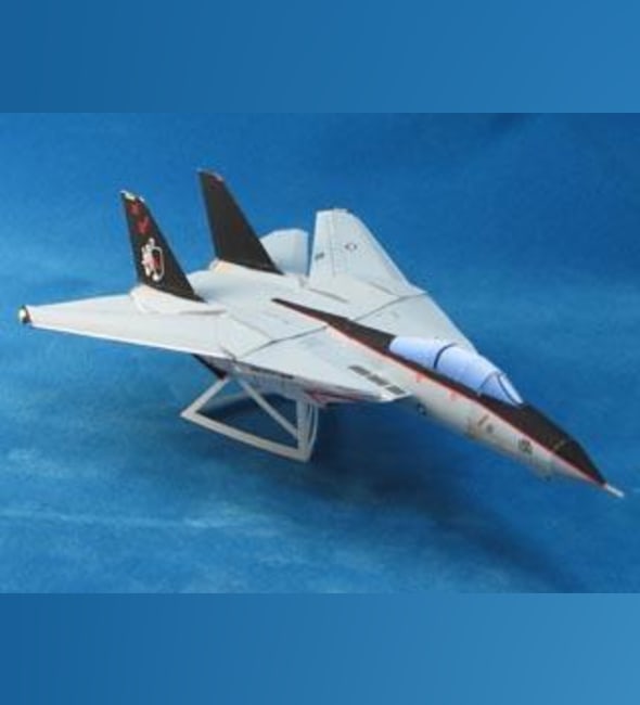 Бумажная модель Истребитель Grumman F-14 Tomcat