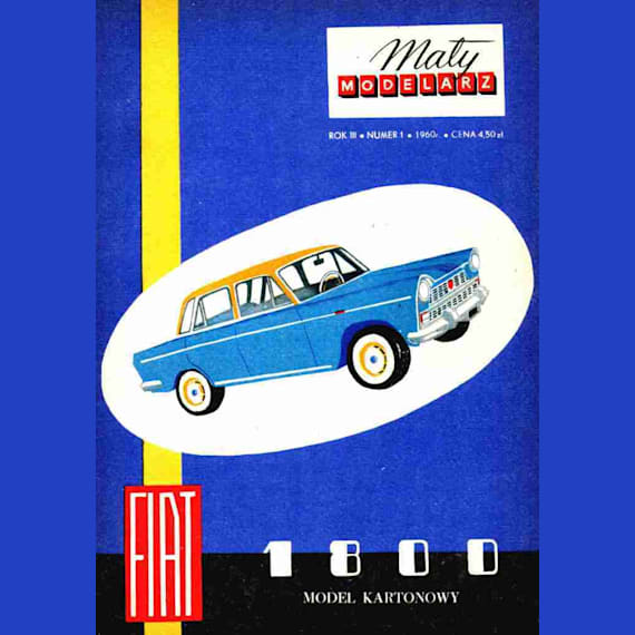 Maly Modelarz - 1/1960 - Автомобиль Fiat 1800