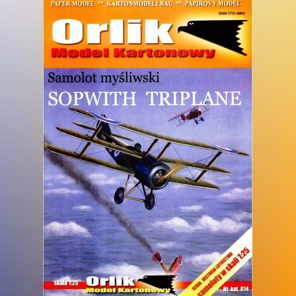 Журнал Orlik - 014 - Истребитель Sopwith Triplane