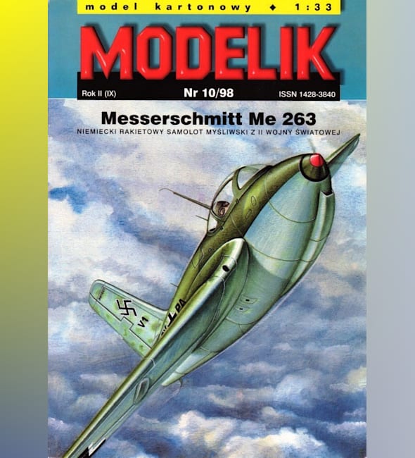 Журнал Modelik - 10/1998 - Истребитель-перехватчик Messerschmitt Me.263