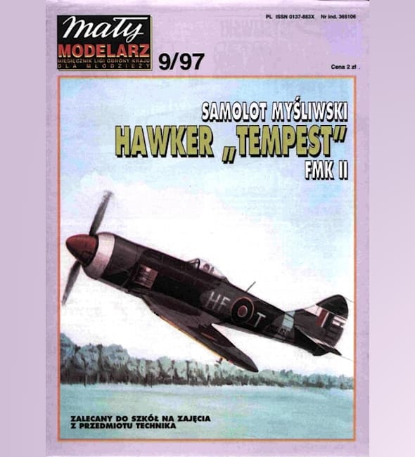 Журнал Maly Modelarz - 9/1997 - Истребитель Hawker Tempest Mk.II